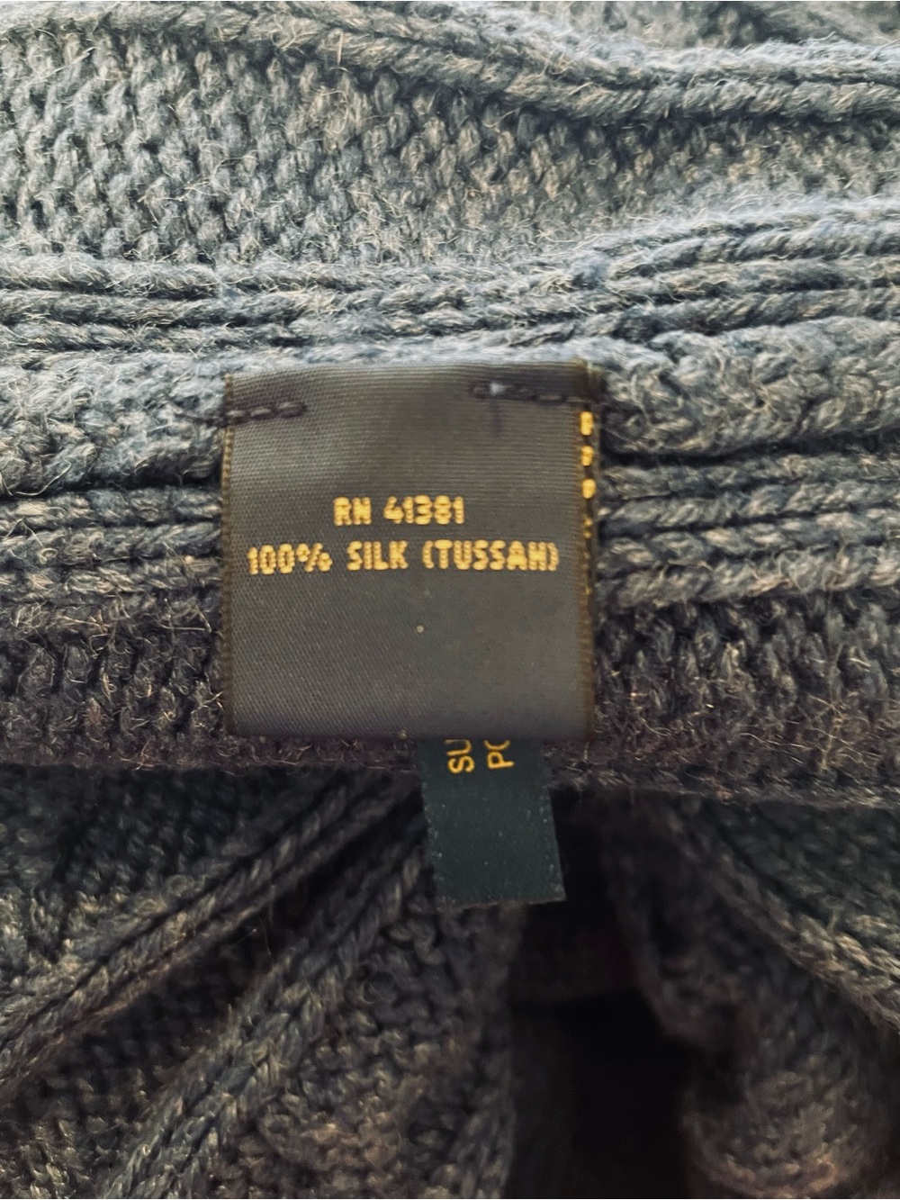 Polo Ralph Lauren Silk Cable Knit Half-Zip Sweater - NWT - Picture 4 of 7